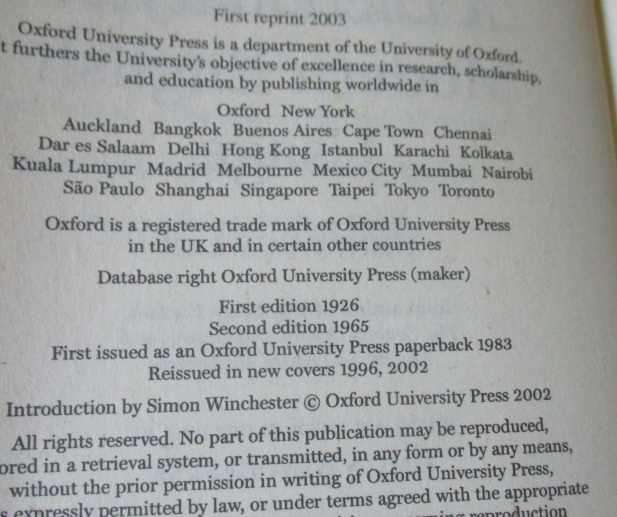 A DICTIONARY OF MODERN ENGLISH USAGE - H.W. FOWLER