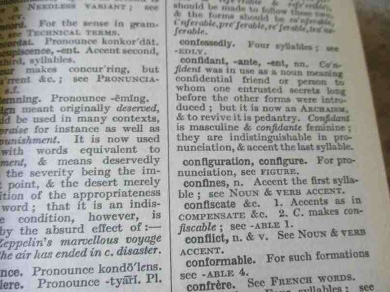 A DICTIONARY OF MODERN ENGLISH USAGE - H.W. FOWLER