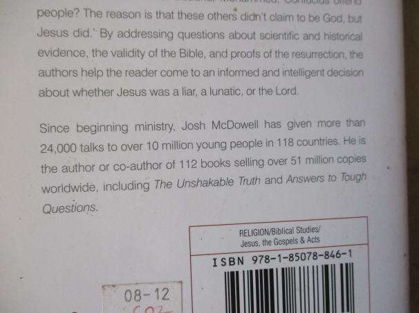 MORE THAN A CARPENTER - JOSH MCDOWELL & SEAN MCDOWELL