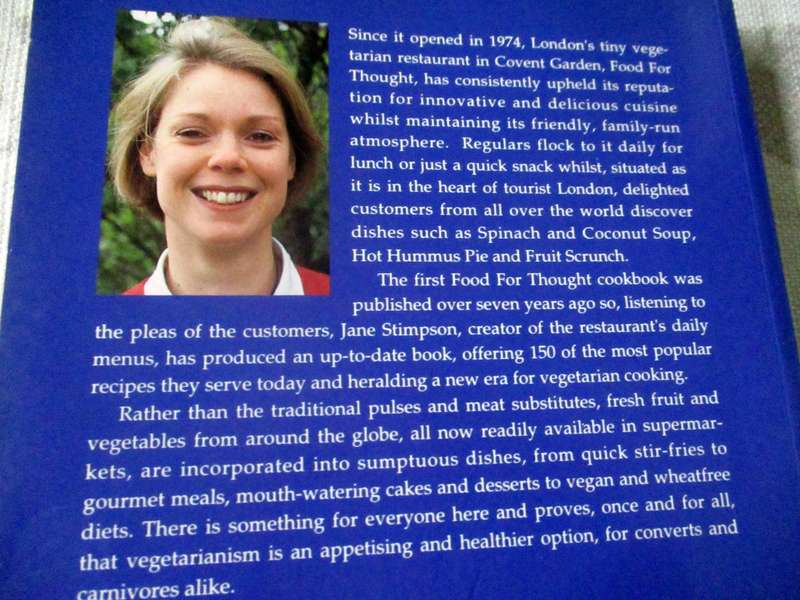 NEW FOOD FOR THOUGHT - A NEW ERA IN VEGETARIAN CUISINE - JANE STIMPSON