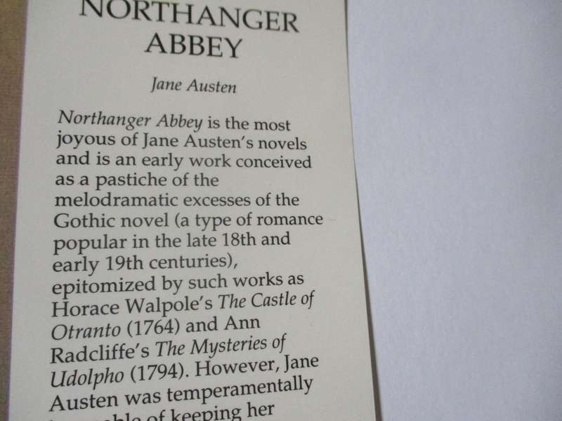 NORTHANGER ABBEY - JANE AUSTEN - WORDSWORTH HARDCOVER