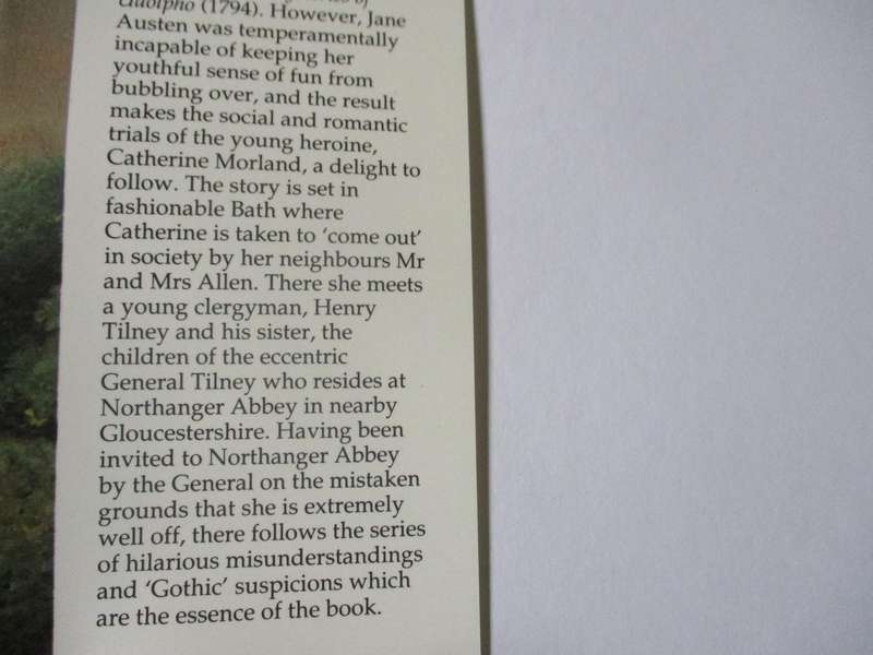 NORTHANGER ABBEY - JANE AUSTEN - WORDSWORTH HARDCOVER