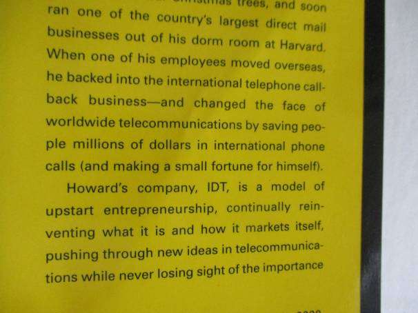 ON A ROLL - FROM HOT DOG BUNS TO HIGH-TECH BILLIONS - HOWARD JONES