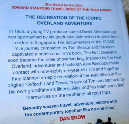 THE LAST OVERLAND - 21,000 KM, 23 COUNTRIES AND ONE VERY OLD LAND ROVER - ALEX BESCOBY