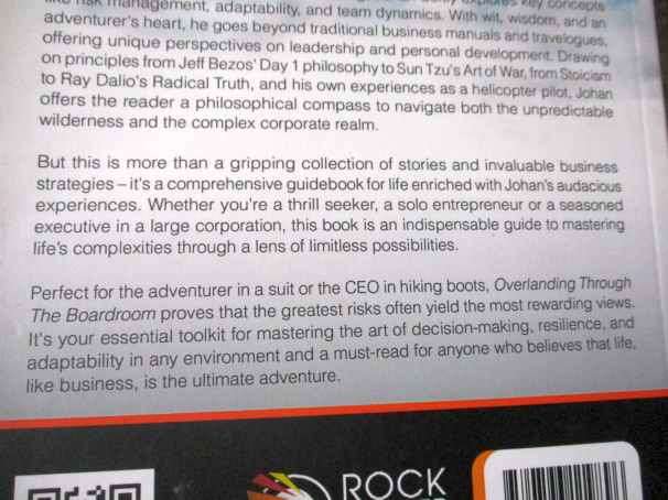 OVERLANDING THROUGH THE BOARDROOM - USING ADVENTURE PRINCIPLES FOR SUCCESS ... - JOHAN DE VILLIERS
