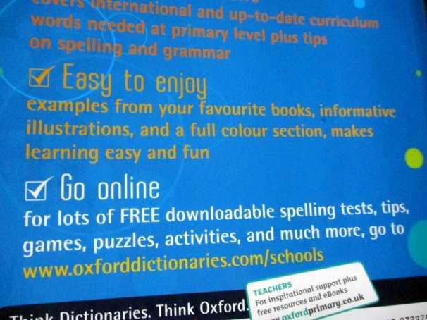 OXFORD PRIMARY DICTIONARY