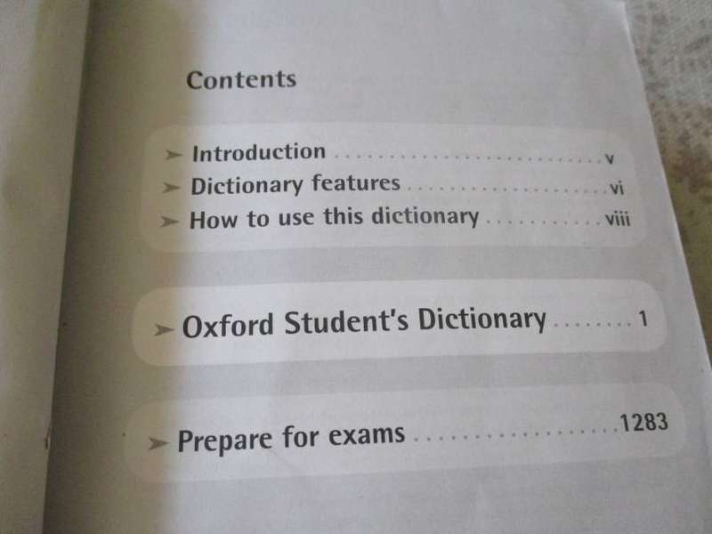 OXFORD STUDENT'S DICTIONARY ( 2016 )