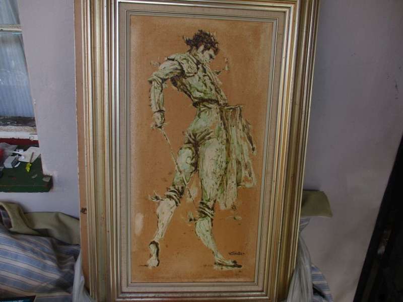 A LOT OF 3 BULLFIGHTING PAINTINGS