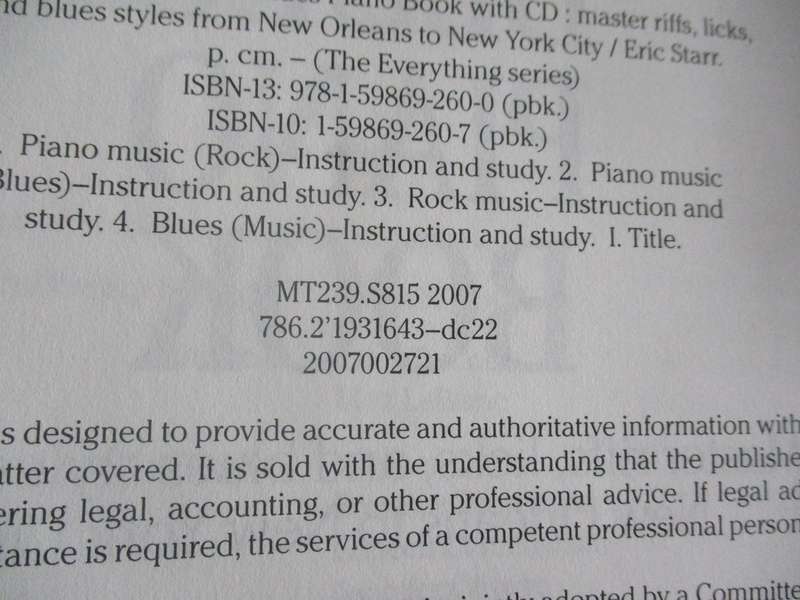 THE EVERYTHING ROCK & BLUES PIANO BOOK - MASTER RIFFS, LICKS AND BLUES STYLES FROM NEW ORLEANS TO NY