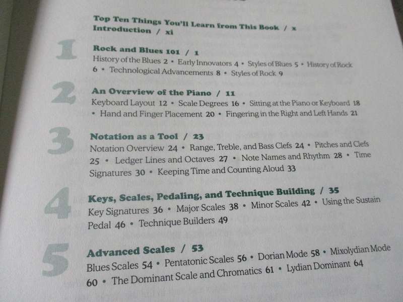 THE EVERYTHING ROCK & BLUES PIANO BOOK - MASTER RIFFS, LICKS AND BLUES STYLES FROM NEW ORLEANS TO NY
