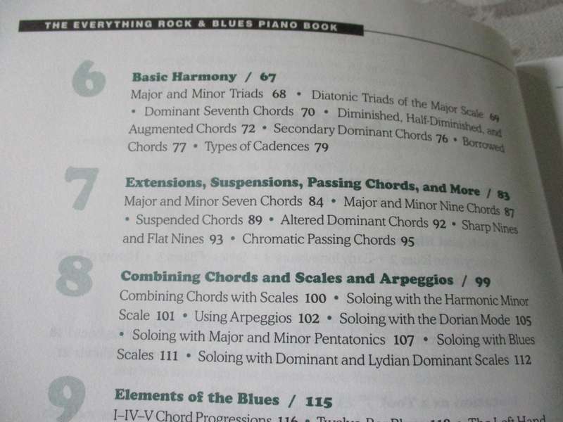 THE EVERYTHING ROCK & BLUES PIANO BOOK - MASTER RIFFS, LICKS AND BLUES STYLES FROM NEW ORLEANS TO NY