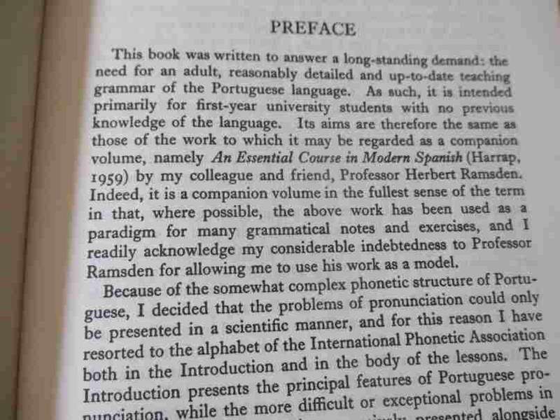 AN ESSENTIAL COURSE IN MODERN PORTUGESE - R.C. WILLIS