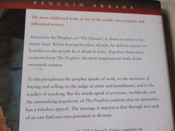 THE PROPHET - KAHLIL GIBRAN