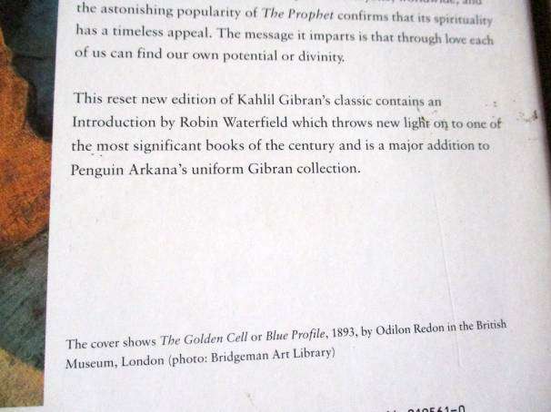 THE PROPHET - KAHLIL GIBRAN