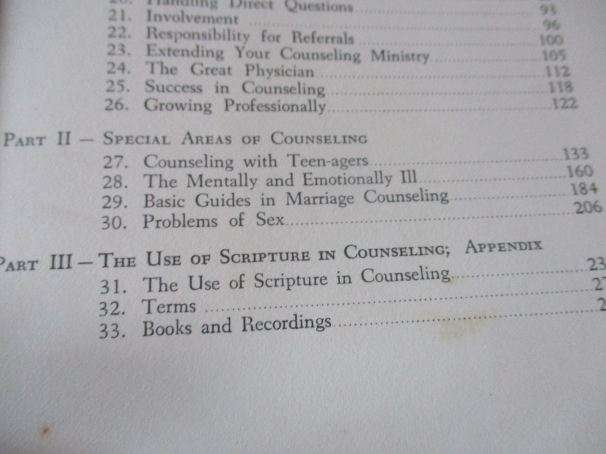 THE PSYCHOLOGY OF COUNSELING - CLYDE  M NARRAMORE