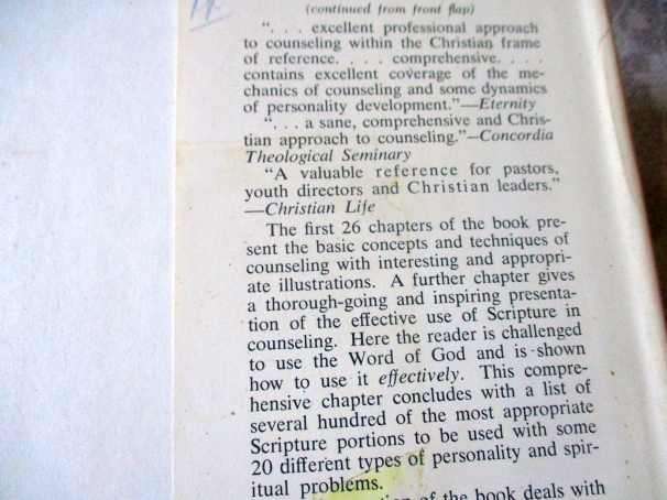 THE PSYCHOLOGY OF COUNSELING - CLYDE  M NARRAMORE