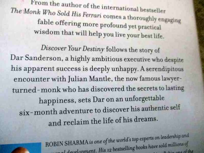 DISCOVER YOUR DESTINY - ROBIN SHARMA