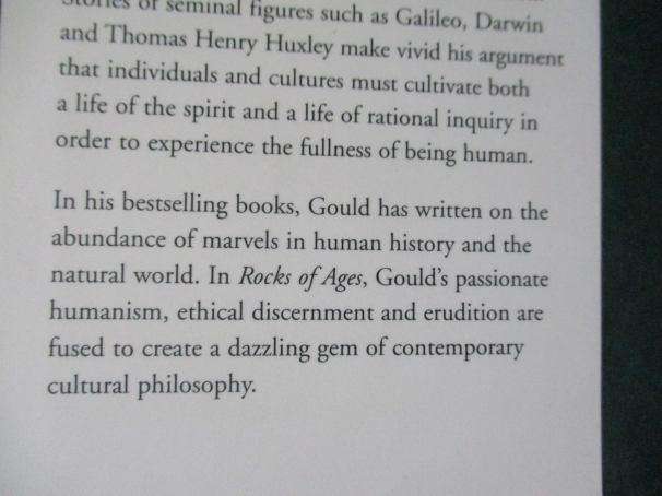 ROCKS OF AGES - SCIENCE AND RELIGION IN THE FULLNESS OF LIFE - STEPHEN JAY GOULD