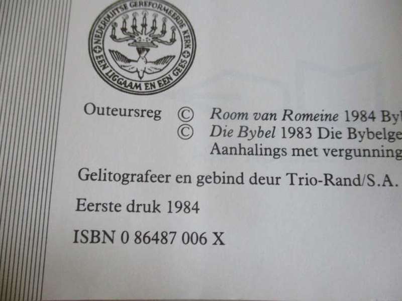 ROOM VAN ROMEINE - BYBELSTUDIE OOR PAULUS SE BRIEF AND DIE ROMEINE - PROF A.B. DU TOIT