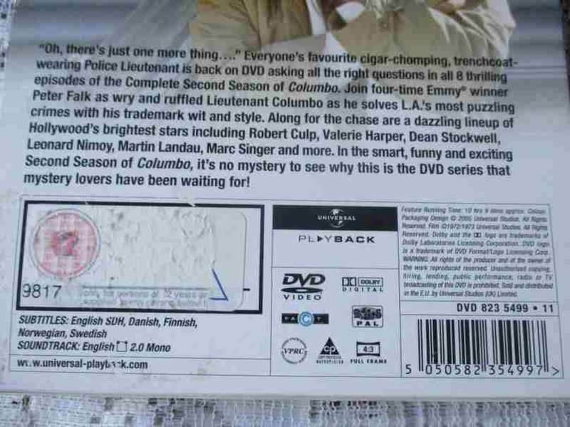 COLUMBO - COMPLETE SECOND SEASON