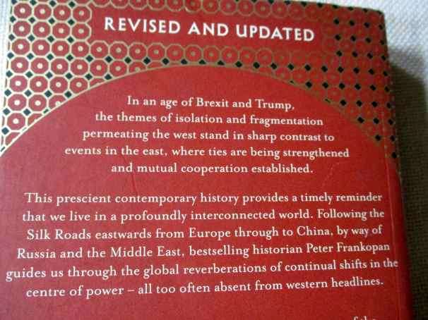 THE NEW SILK ROADS - THE PRESENT AND FUTURE OF THE WORLD - PETER FRANKOPAN