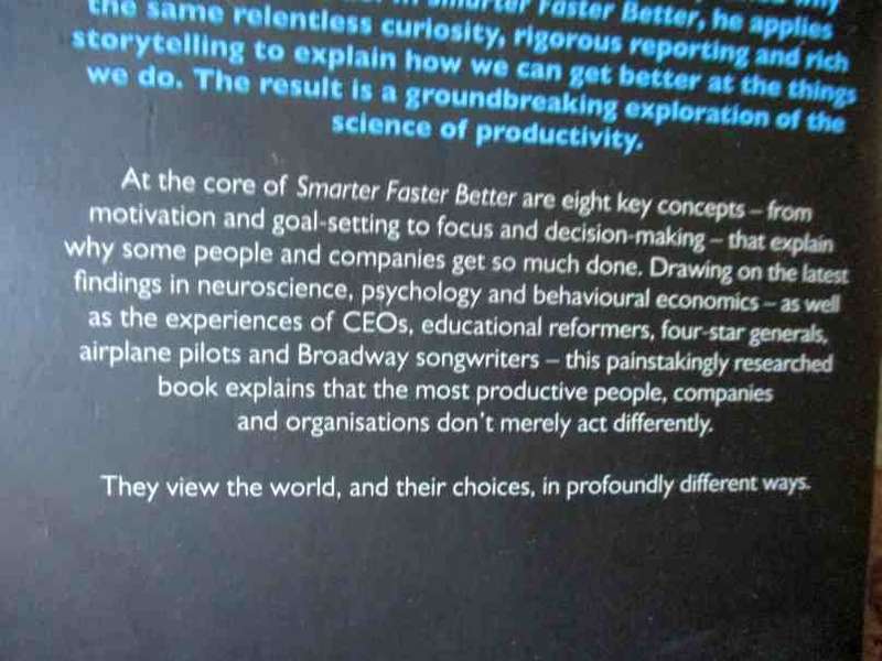 THE POWER OF HABIT - SMARTER, FASTER, BETTER - THE SECRETS OF BEING PRODUCTIVE - CHARLES DUHIGG