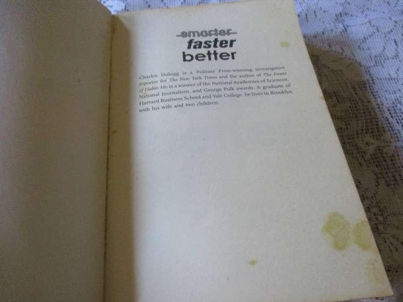 THE POWER OF HABIT - SMARTER, FASTER, BETTER - THE SECRETS OF BEING PRODUCTIVE - CHARLES DUHIGG