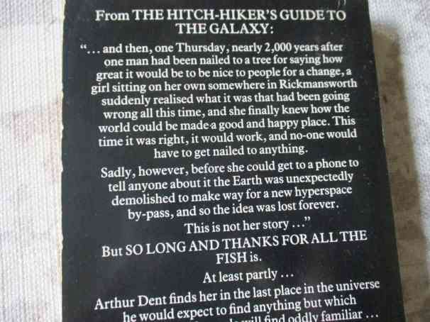 SO LONG AND THANKS FOR ALL THE FISH - DOUGLAS ADAMS