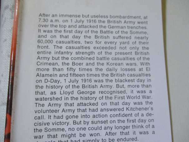 THE FIRST DAY ON THE SOMME - MARTIN MIDDLEBROOK
