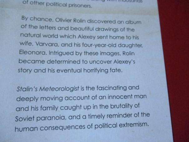 STALIN'S METEOROLOGIST - OLIVIER ROLIN