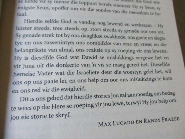 DIE STORIE - N' AANEENLOPENDE VERHAAL VAN GOD EN SY MENSE - MAX LUCADO & RANDY FRAZEE