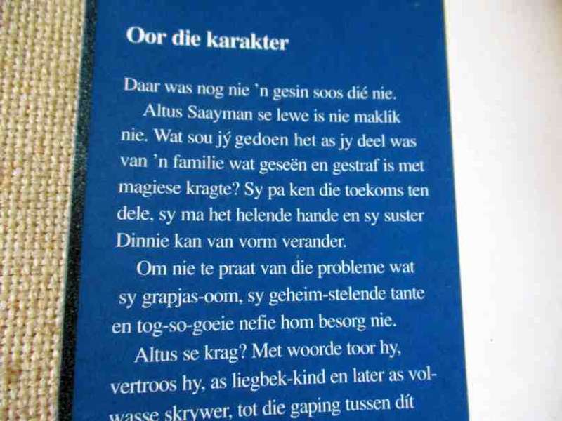 STORIEBOEK - FRANCOIS BLOEMHOF - n' ROMAN