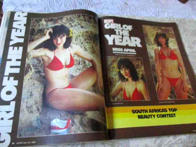 SCOPE MAGAZINE 24 APRIL 1981 ( S.A. STRIP-TEASE, FIREMEN, AUDI QUATTRO, GIRL OF THE YEAR COMPETITION