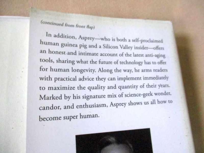 SUPER HUMAN - THE BULLETPROOF PLANT TO AGE BACKWARD AND MAYBE EVEN FOREVER - DAVE ASPREY