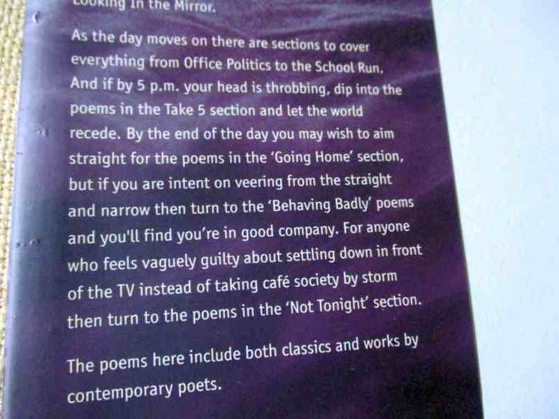 101 POEMS TO GET YOU THROUGH THE DAY ( AND NIGHT ) A SURVIVAL KIT FOR M.. - EDITED DAISY GOODWIN101