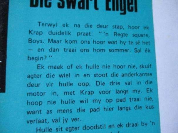 DIE SWART ENGEL - JAN LATEGAN - KLUB 707