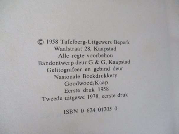 SWART PELGRIM - F.A. VENTER