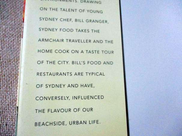 SYDNEY FOOD - BILL GRANGER