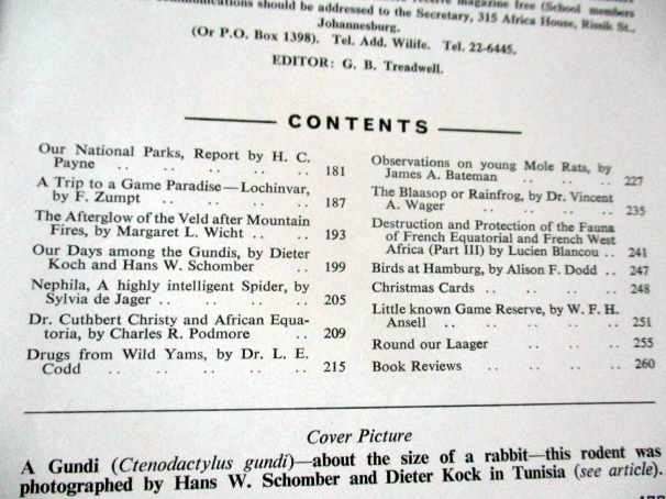 AFRICAN WILD LIFE JUNE 1960 NO 3