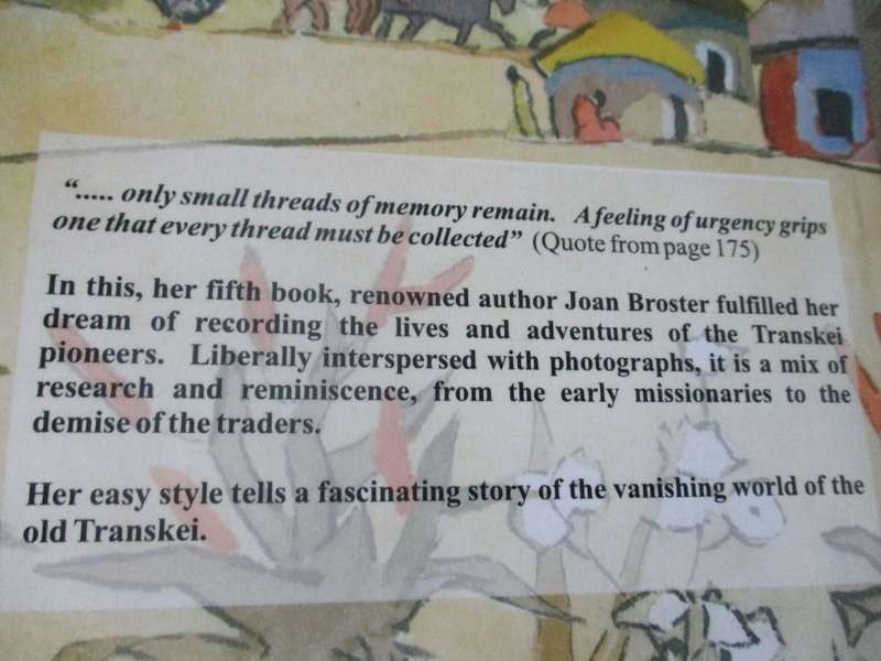 TRANSKEI HERITAGE - JOAN A BROSTER