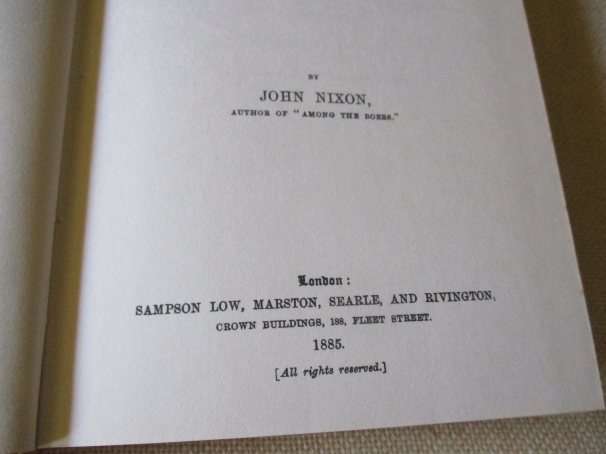 THE COMPLETE STORY OF THE TRANSVAAL - JOHN NIXON  ( limited edition )