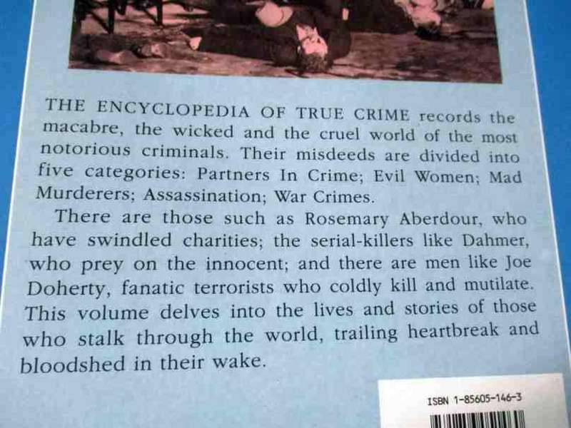 THE ENCYCLOPEDIA OF TRUE CRIME - ALLAN HALL
