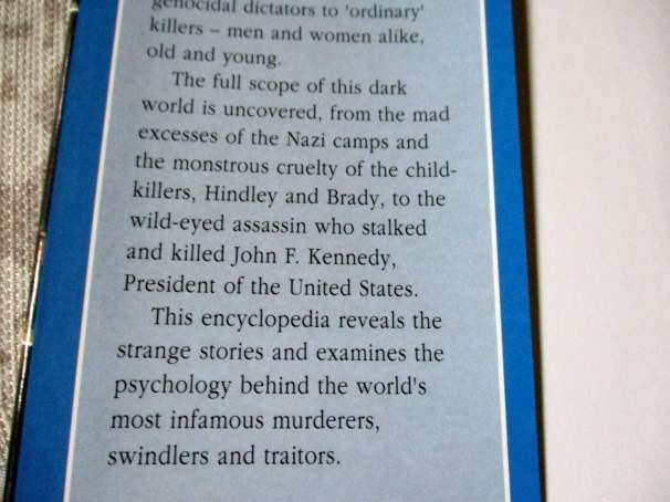 THE ENCYCLOPEDIA OF TRUE CRIME - ALLAN HALL