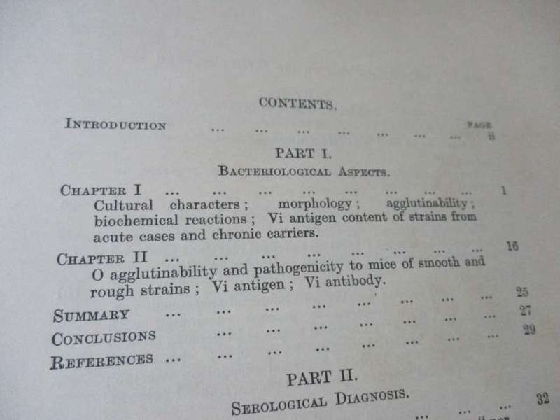 TYPHOID FEVER ON THE WITWATERSRAND - S.A. INSTITUTE FOR MEDICAL RESEARCH ( 1938 )