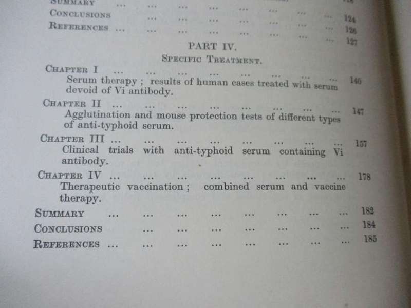 TYPHOID FEVER ON THE WITWATERSRAND - S.A. INSTITUTE FOR MEDICAL RESEARCH ( 1938 )