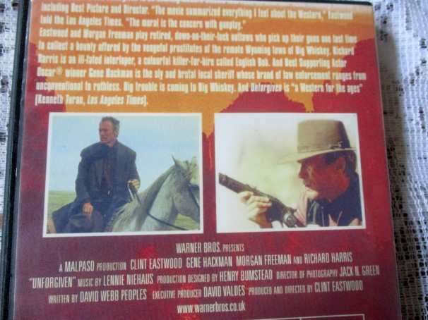 UNFORGIVEN - CLINT EASTWOOD - WESTERN DVD