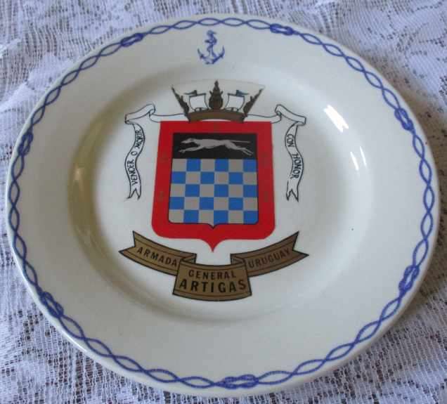 GENERAL ARTIGAS - ARMADA URUGUAY - DISH / PLATE  ( freiburg )