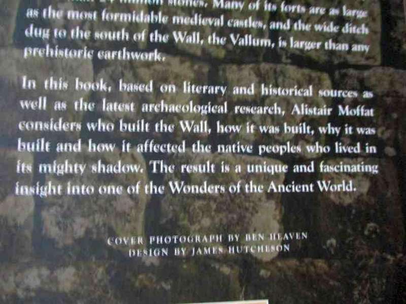 THE WALL - ROME'S GREATEST FRONTIER - ALISTAIR MOFFAT