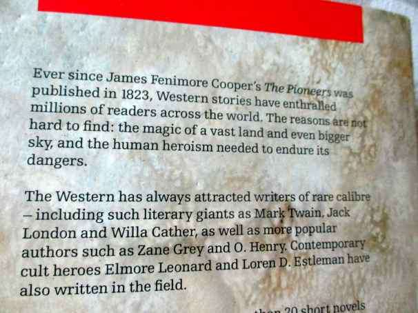 THE MAMMOTH BOOK OF THE WESTERN edited by jon e lewis