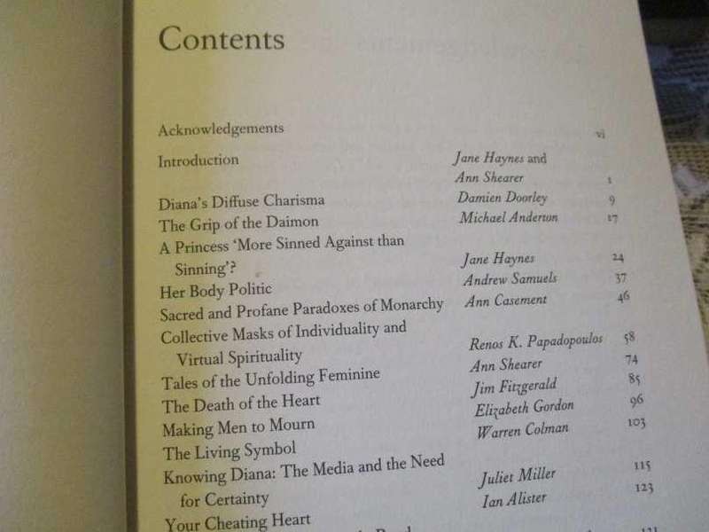 WHEN A PRINCESS DIES - REFLECTIONS FROM JUNGIAN ANALYSTS - EDITED BY JANE HAYNES AND ANN SHEARER